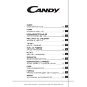 Candy FCPK618SX manual cover