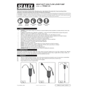 Sealey TP6801.V3 Pump manual cover