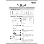 Aztech ATB6600 Blender manual cover