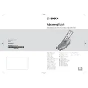 Bosch AdvancedRotak 650 Lawnmower manual cover