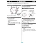 Citizen E760 Watch manual cover