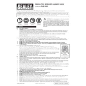 Sealey DHB1600 Demolition Hammer manual cover