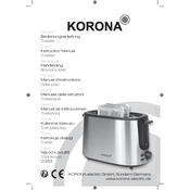 Korona 21255 Toaster manual cover