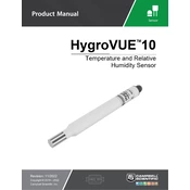 Campbell Scientific HygroVUE10 Sensor manual cover