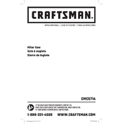 Craftsman CMCS714M1 Saw manual cover