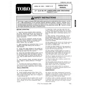 Toro 21-inch 22041 Mower manual cover