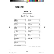 ASUS STRIX 7.1 Headphones manual cover