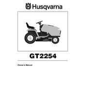 Husqvarna GT2254 Lawn Mower manual cover