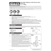 Sealey WD80 Trolley manual cover