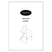 Crosley CO1029 Chair manual cover