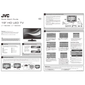 JVC LT-19E33B manual cover