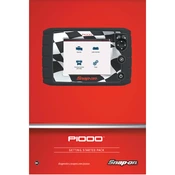 Snap-on P1000 Scanner manual cover