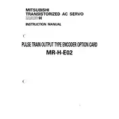 Mitsubishi MR-HE02 Encoder manual cover