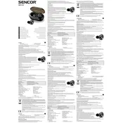 Sencor SEP 510BT BK Earphones manual cover