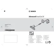 Bosch AdvancedGrassCut 36 Trimmer manual cover