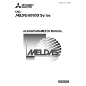 Mitsubishi Electric CNC Meldas 60, 60S Series manual cover