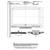 Sony KDL-52W4100 manual cover