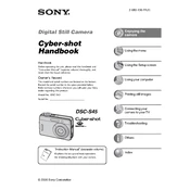 Sony DSC-S45 manual cover