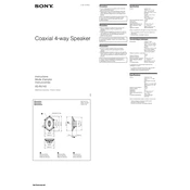 Sony XS-R5743 manual cover