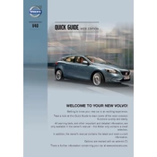 Volvo V40 2013 manual cover