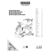 Karcher BD 50 70 R Bp Pack Classic manual cover