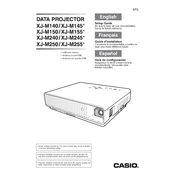 Casio XJ-M140 Projector manual cover