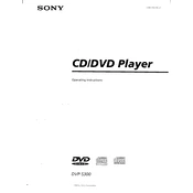 Sony DVP-S300 manual cover