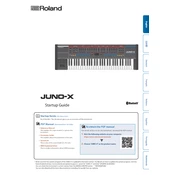 Roland JUNO-X manual cover