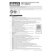 Sealey CD2005TT.V2 Heater manual cover