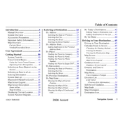 Honda Accord 2008 manual cover