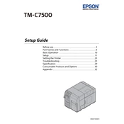 Epson TM-C7500 manual cover