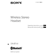 Sony DR-BT101 manual cover