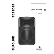 Behringer B512DSP manual cover