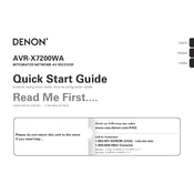 Denon AVR-X7200WA manual cover