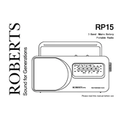 Roberts RP15 Analogue 0 manual cover