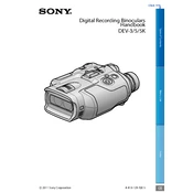 Sony DEV-3 manual cover