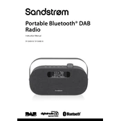 Sandstrom SF-DABA18 manual cover