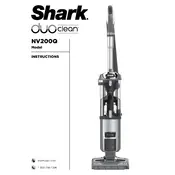 Shark DuoClean NV200Q Vacuum manual cover