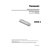 Panasonic ET-WM300 manual cover