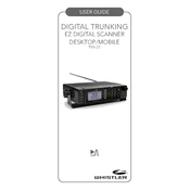 Whistler TRX2E Digital Trunking EZ Digital Scanner Desktop Mobile manual cover