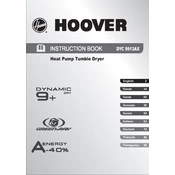 Hoover DYC 9913AX-80 manual cover