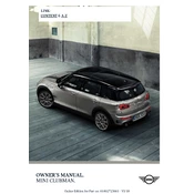 Mini Clubman 2019 manual cover