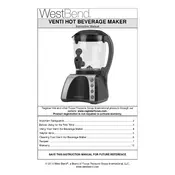 West Bend L5929 CL401V Hot Drink Maker manual cover