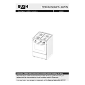 Bush 4908304 AG66SW Cooker manual cover