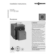 Viessmann Rondomat 4000 Gas Boiler manual cover