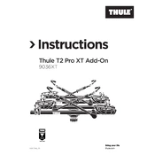 Thule T2 Pro XT 9036XT manual cover