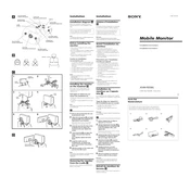 Sony XVM-F65WL manual cover