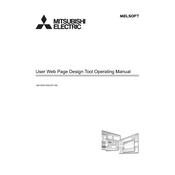 Mitsubishi Electric Web Page Design Tool manual cover