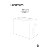 Goodmans B&M 2 Slice Toaster 320137 manual cover