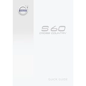 Volvo S60 2017 Cross Country manual cover